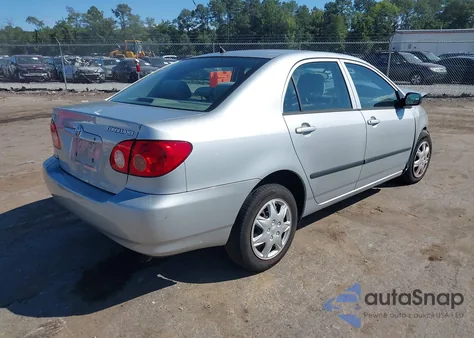 2006 Toyota Corolla Ce из США, поврежденный, VIN 2T1BR32E76C587515